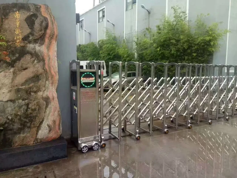 上海电动伸缩门与车辆出入口知识中心真实案例现场